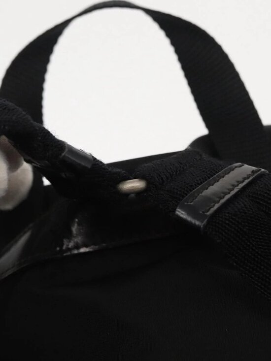 PRADA Backpack Nylon Black Silver main image 8